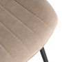 Silla Beige Tejido-Metal Contract 50 X 60 X 85 cm (Set de 4)