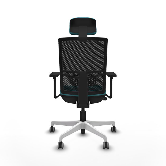 PIQUERAS Y CRESPO Silla de oficina Yunquera con mecanismo Sincro/Traslack, Turquesa y Negro PIQUERAS Y CRESPO Silla de oficina Yunquera con mecanismo Sincro/Traslack, Turquesa y Negro