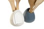 DKD Home Decor Set de 5 Botes para Utensilios con Soporte Móvil, Azul y Blanco