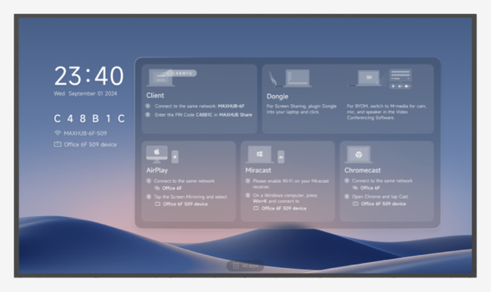 MAXHUB ND65CMB Pantalla de Señalización Digital 65 pulg 4K Android 14.0