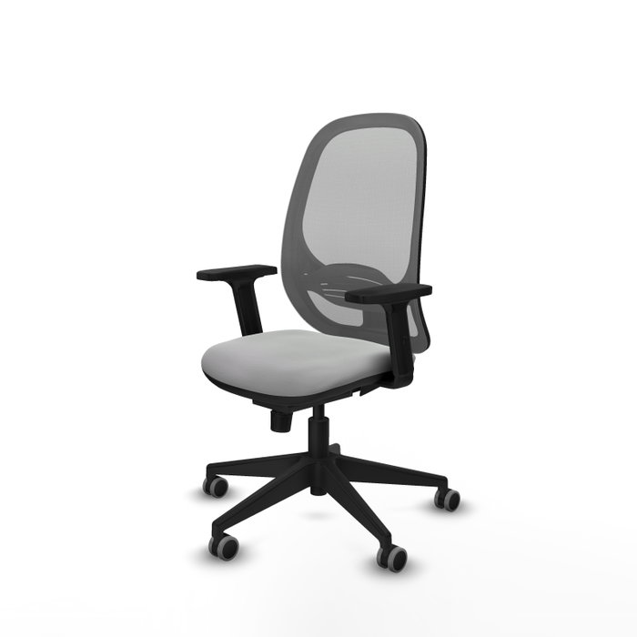 PIQUERAS Y CRESPO Silla de oficina Cilanco Gris con mecanismo Sincro