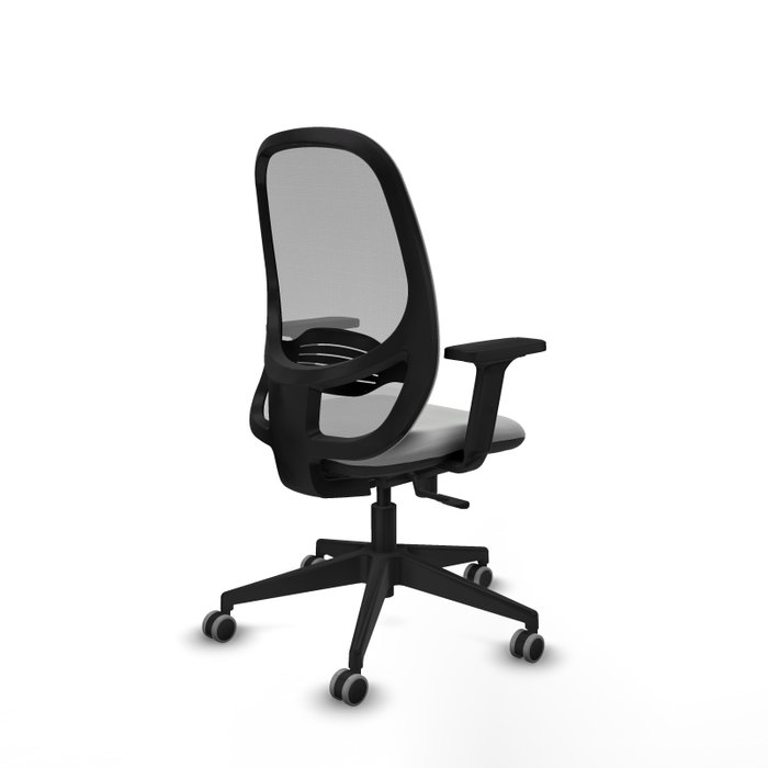 PIQUERAS Y CRESPO Silla de oficina Cilanco Gris con mecanismo Sincro