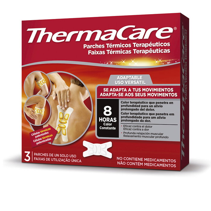 Thermacare Parches Térmicos Adaptables 3 u - Alivio del Dolor Muscular y Articular Prolongado Thermacare Parches Térmicos Adaptables 3 u - Alivio del Dolor Muscular y Articular Prolongado