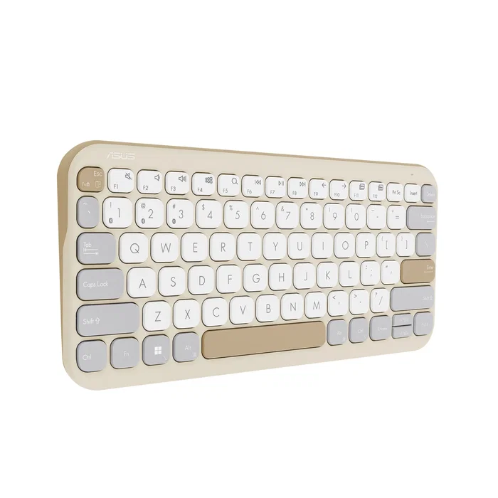 ASUS Marshmallow Keyboard KW100 Beige QWERTY Español ASUS Marshmallow Keyboard KW100 Beige QWERTY Español