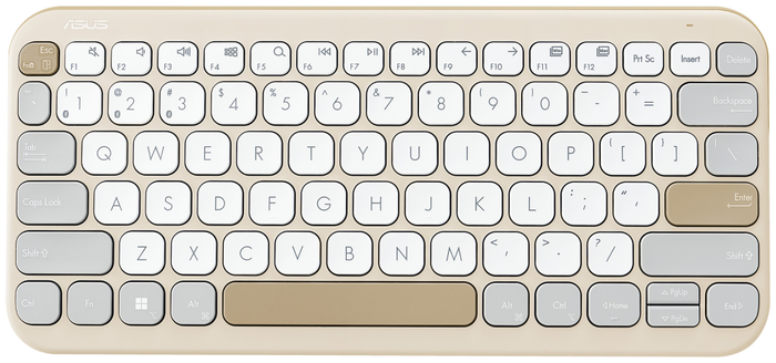Asus Marshmallow KW100 Teclado Inalámbrico Beige Español QWERTY 75% Asus Marshmallow KW100 Teclado Inalámbrico Beige Español QWERTY 75%