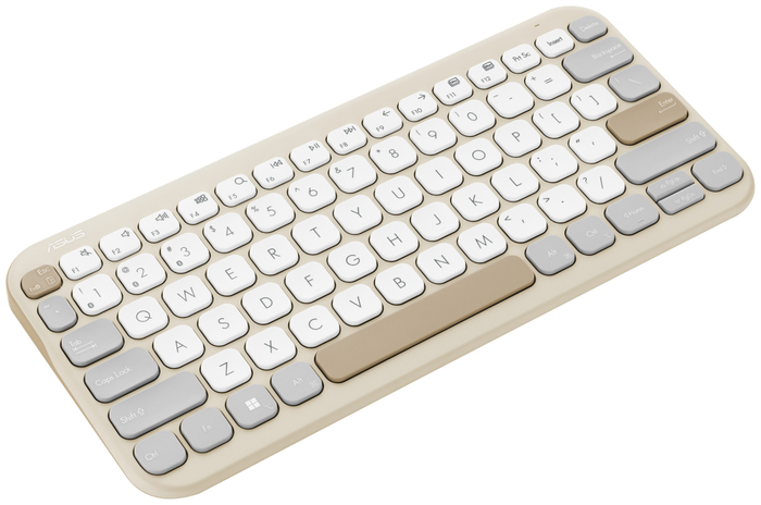 Asus Marshmallow KW100 Teclado Inalámbrico Beige Español QWERTY 75% Asus Marshmallow KW100 Teclado Inalámbrico Beige Español QWERTY 75%