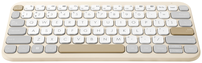 Asus Marshmallow KW100 Teclado Inalámbrico Beige Español QWERTY 75% Asus Marshmallow KW100 Teclado Inalámbrico Beige Español QWERTY 75%
