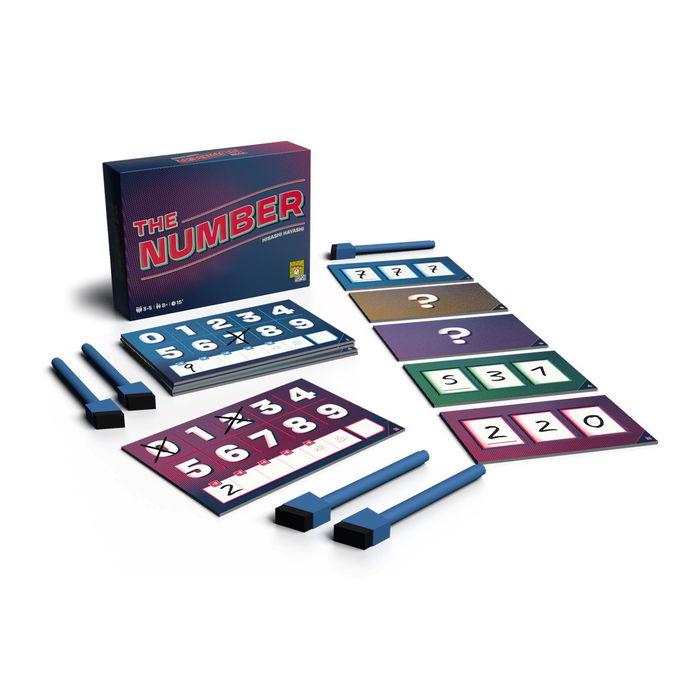Repos Production Juego de Mesa The Number (Ref. TNUES01) - Juego de Cartas de Estrategia y Faroleo para 3 a 5 Jugadores, +8 Años, Partidas de 15 Min, en Español