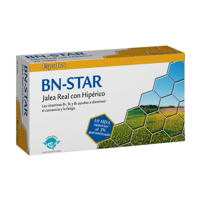ESPADIET Jalea Real BN-STAR hipérico 20 ampollas