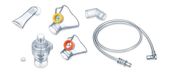 Beurer IH-58 KIDS Inhalador para Niños con Tecnología de Aire Comprimido, Ideal para Asma y Vías Respiratorias