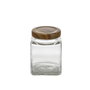 Inde Tarrito Vidrio Multiusos Wood 120cc 5 x 7.2 x 5 cm (96 Unidades)