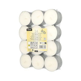 PAPSTAR Velas de té blancas de 22 mm