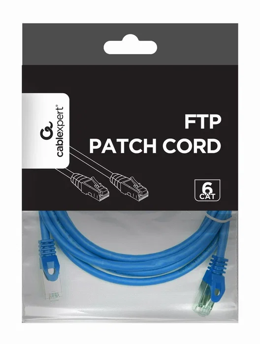 Gembird Cable de Red Cat6 U/UTP 3m Azul Gembird Cable de Red Cat6 U/UTP 3m Azul
