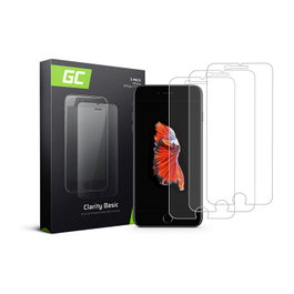 Green Cell Pack de 3 Protectores de Pantalla GC Clarity para Apple iPhone 6+, 6S+, 7+ y 8+