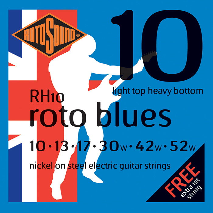 Juego de Cuerdas Rotosound para Guitarra Eléctrica 10-52 Juego de Cuerdas Rotosound para Guitarra Eléctrica 10-52