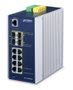 Planet IGS-12040MT Switch Industrial Gestionado de 12 Puertos (8 Gigabit + 4 SFP)