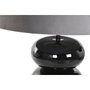DKD Home Decor Lámpara de sobremesa en acero patinado negro y gris