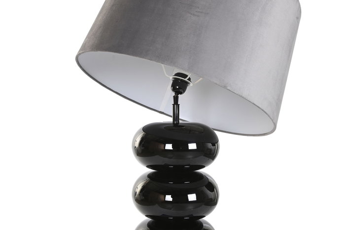 DKD Home Decor Lámpara Sobremesa India lamps 1c25 Negro Gris 55 x 121 x 55 cm DKD Home Decor Lámpara Sobremesa India lamps 1c25 Negro Gris 55 x 121 x 55 cm