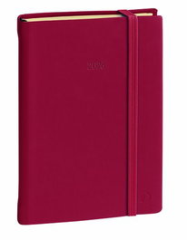 QUO VADIS Agenda Anual Daily 17 Prestigio ML Silk Burdeos