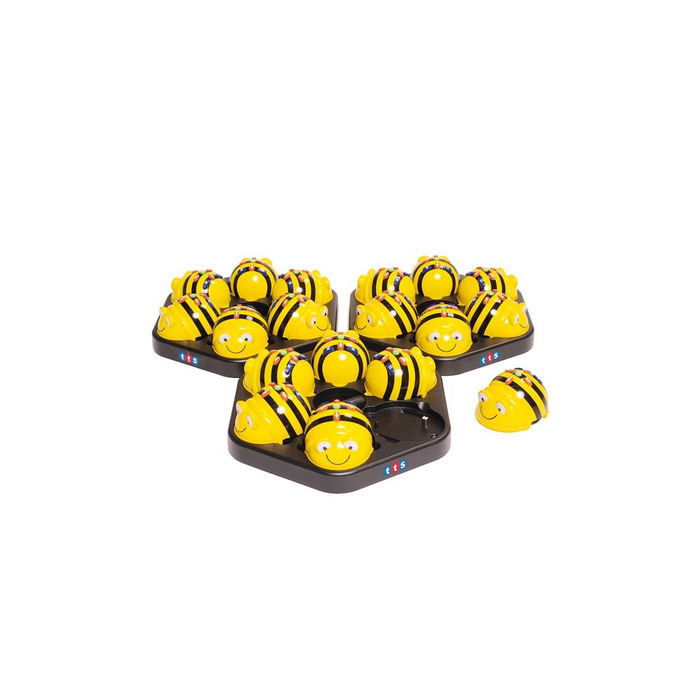 TTS Bee-Bot Robot Educativo Programable para Niños Pack Aula 6 unidades con Estación de Carga - Bot Class Bundle 6