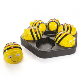 TTS Bee-Bot Robot Educativo Programable para Niños Pack Aula 6 unidades con Estación de Carga - Bot Class Bundle 6