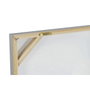 DKD Home Decor Cuadros Lienzo MDF Abstracto Multicolor y Azul (Pack de 2)