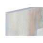 DKD Home Decor Cuadros Lienzo MDF Abstracto Multicolor y Azul (Pack de 2)