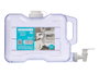 Leknes Dispensador de Agua Plástico Transparente 5,7 L - 34,5x22x12,5 cm (Set de 8)
