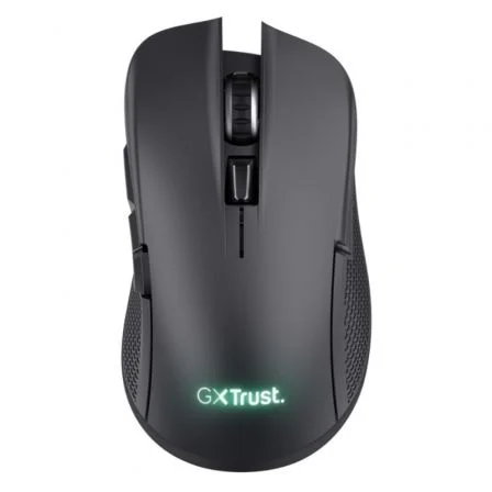 Trust Gaming 24889 GXT 923 YBAR Ratón Gaming Inalámbrico RGB 7200 DPI, Batería Recargable 50h, 6 Botones, Plástico Reciclado