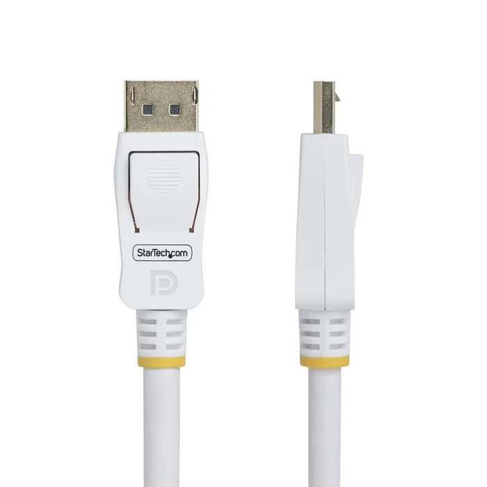 Startech DP12-CABLE-6FTW Cable DisplayPort 1.2 certificado VESA para 4K 60Hz, 21.6 Gbps, 1.8 m, Blanco