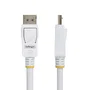 Startech DP12-CABLE-6FTW Cable DisplayPort 1.2 certificado VESA para 4K 60Hz, 21.6 Gbps, 1.8 m, Blanco