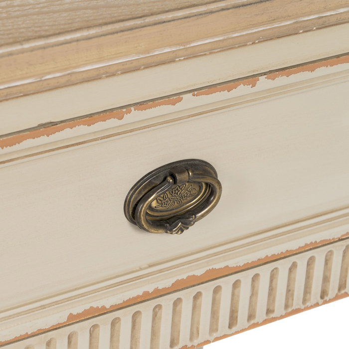 Mesita Natural-Crema Madera 56 X 36 X 68 cm