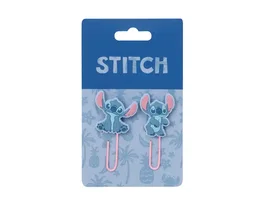 Safta Blíster de Clips Colección Stitch para Papelería, 125x75 mm