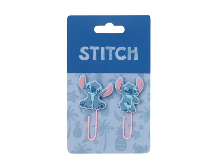 Safta Blíster de Clips Colección Stitch para Papelería, 125x75 mm Safta Blíster de Clips Colección Stitch para Papelería, 125x75 mm
