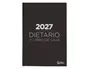 Liderpapel Dietario 2027 Cuarto Negro Bilingüe