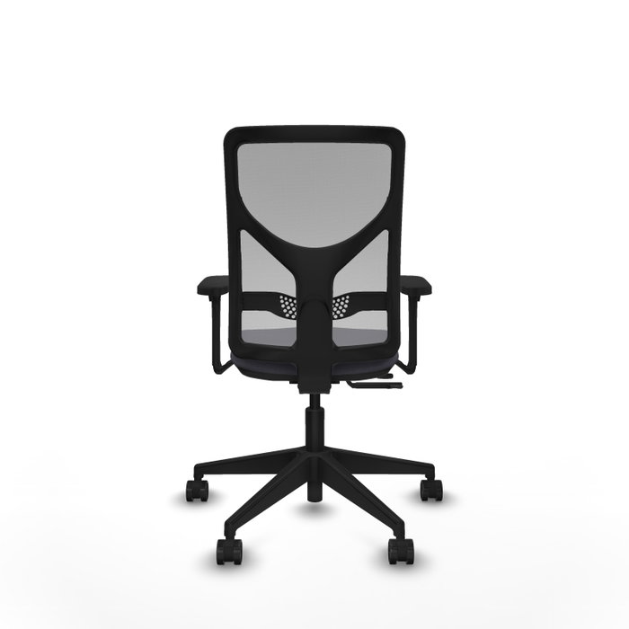 PIQUERAS Y CRESPO Silla de oficina Motilla Gris con brazos 3D y mecanismo Sincro/Traslack