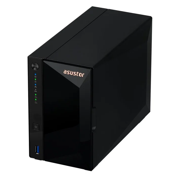 Asustor Drivestor 2 Pro Gen2 NAS AS3302T v2 - 2 Bahías, 2.5GbE, Procesador Realtek RTD1619B ARM, 2GB DDR4, Transcodificación 4K, ADM