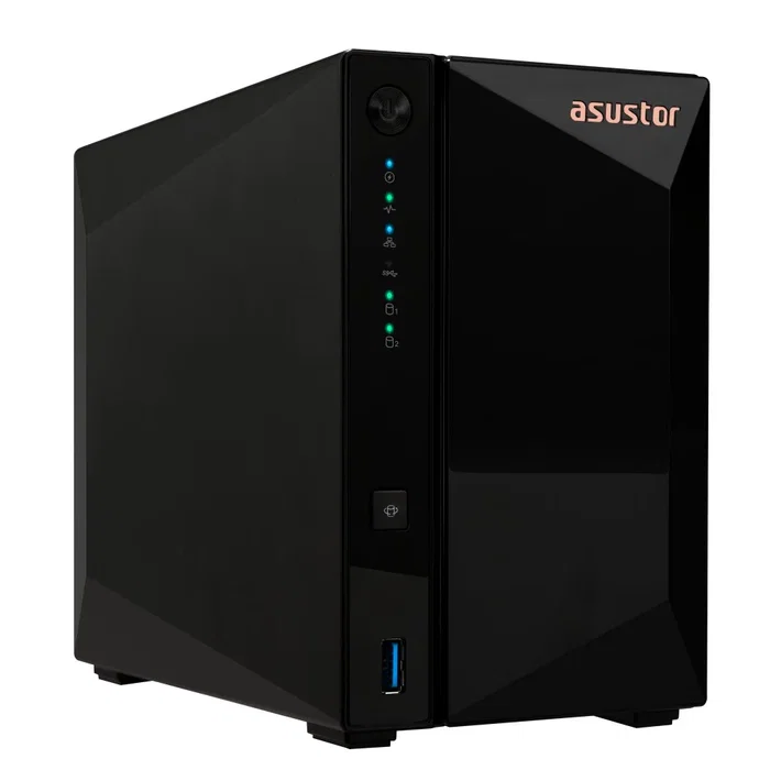 Asustor Drivestor 2 Pro Gen2 NAS AS3302T v2 - 2 Bahías, 2.5GbE, Procesador Realtek RTD1619B ARM, 2GB DDR4, Transcodificación 4K, ADM