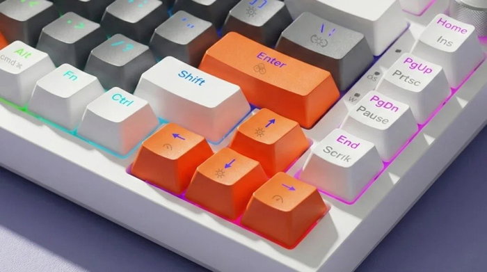 Savio ASTRAL White Teclado Magnético Outemu White Jade RGB Savio ASTRAL White Teclado Magnético Outemu White Jade RGB