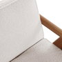 Versa Sillón con Reposabrazos Liam Blanco 70x77x62 cm