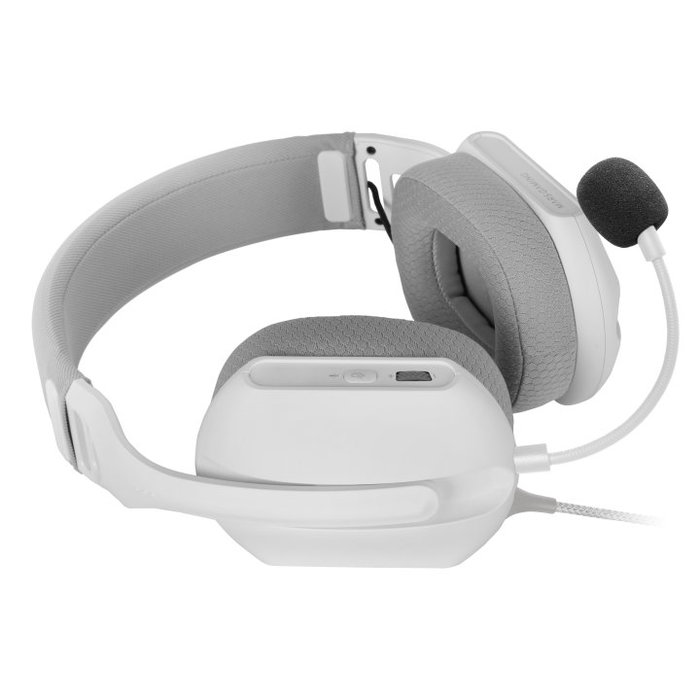 Mars Gaming MH-PRO Auriculares Gaming con Micrófono Jack 3.5 y USB Blancos