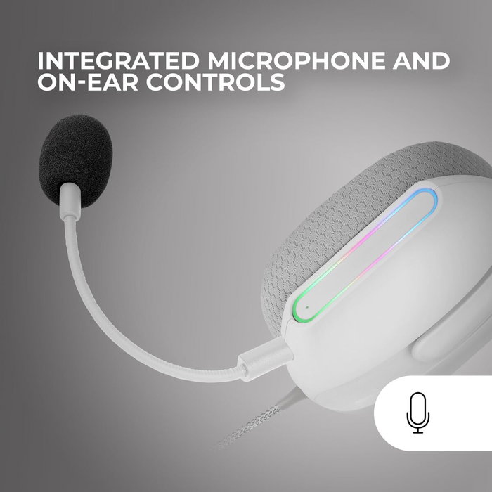 Mars Gaming MH-PRO Auriculares Gaming ARGB Blanco Mars Gaming MH-PRO Auriculares Gaming ARGB Blanco