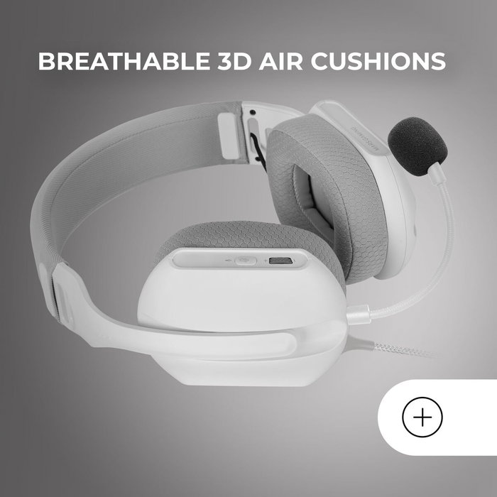 Mars Gaming MH-PRO Auriculares Gaming ARGB Blanco Mars Gaming MH-PRO Auriculares Gaming ARGB Blanco