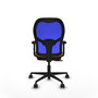 PIQUERAS Y CRESPO Silla de oficina Jorquera Naranja y Azul