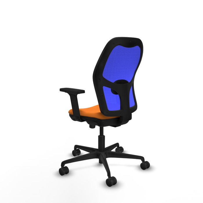 PIQUERAS Y CRESPO Silla de oficina Jorquera Naranja y Azul