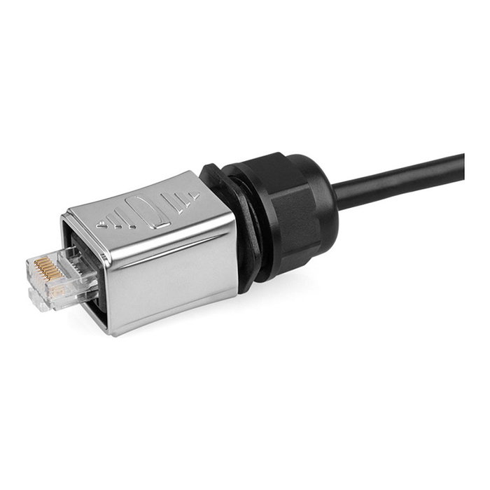 GoodConnections IC06-R301 Conector Industrial S6 con muesca para RJ45 GoodConnections IC06-R301 Conector Industrial S6 con muesca para RJ45
