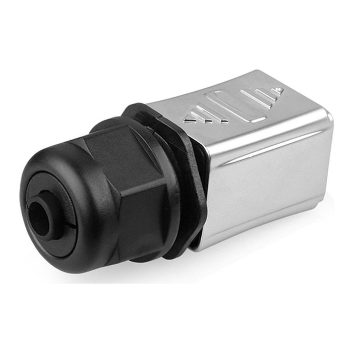 GoodConnections IC06-R301 Conector Industrial S6 con muesca para RJ45 GoodConnections IC06-R301 Conector Industrial S6 con muesca para RJ45