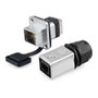 GoodConnections IC06-R301 Conector Industrial S6 con muesca para RJ45