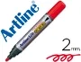 Artline Rotulador Permanente 170 Rojo Punta Redonda 2mm Antiseccado