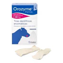 Ecuphar Orozyme Tiras Dentífricas >30kg Talla L 141g